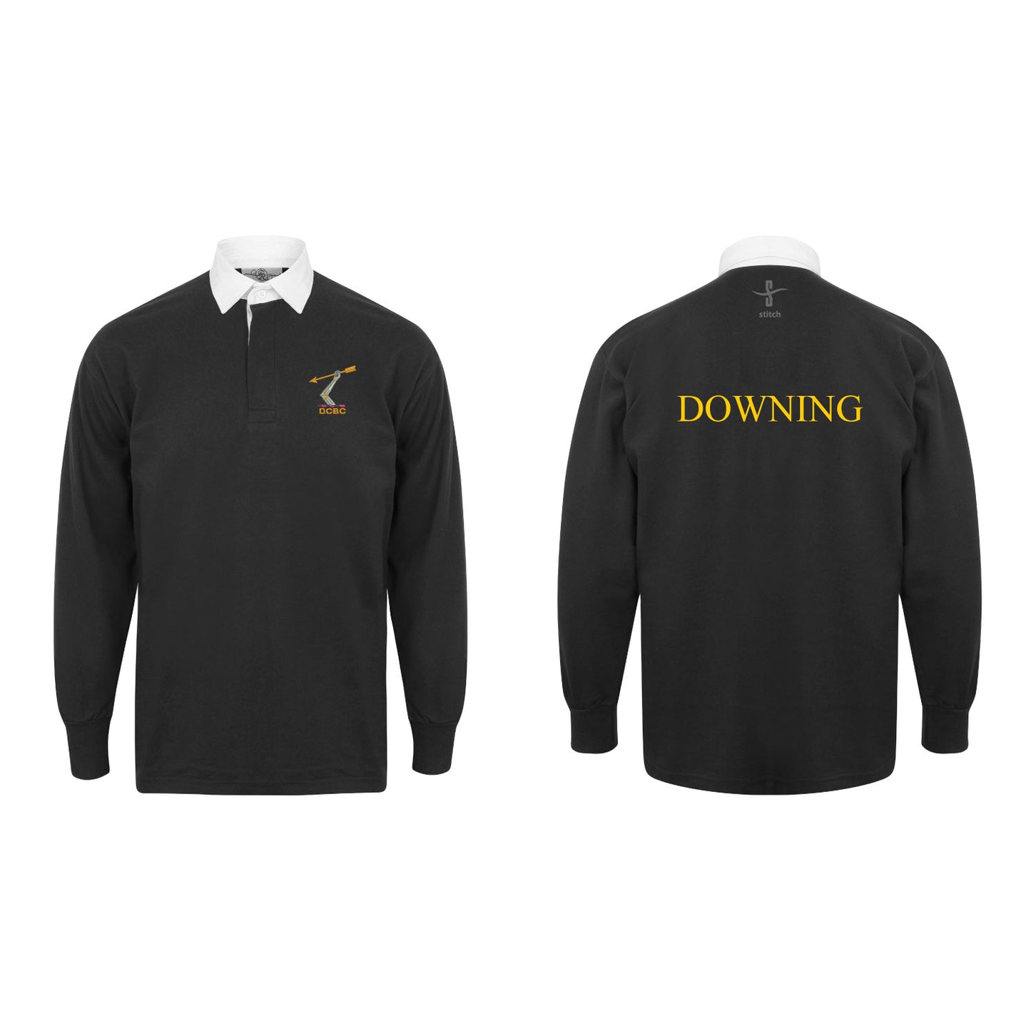 Downing College Leisure Rugby Shirt Stitch Rowing