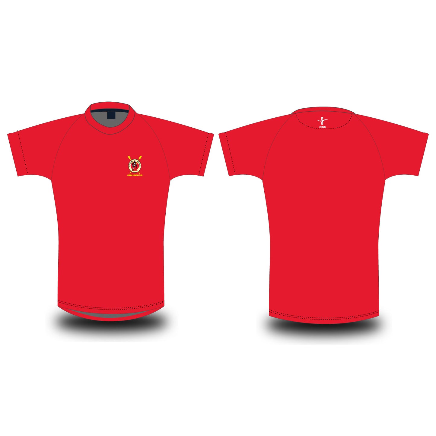 Fishguard and Goodwick Sublimated Red T-shirt