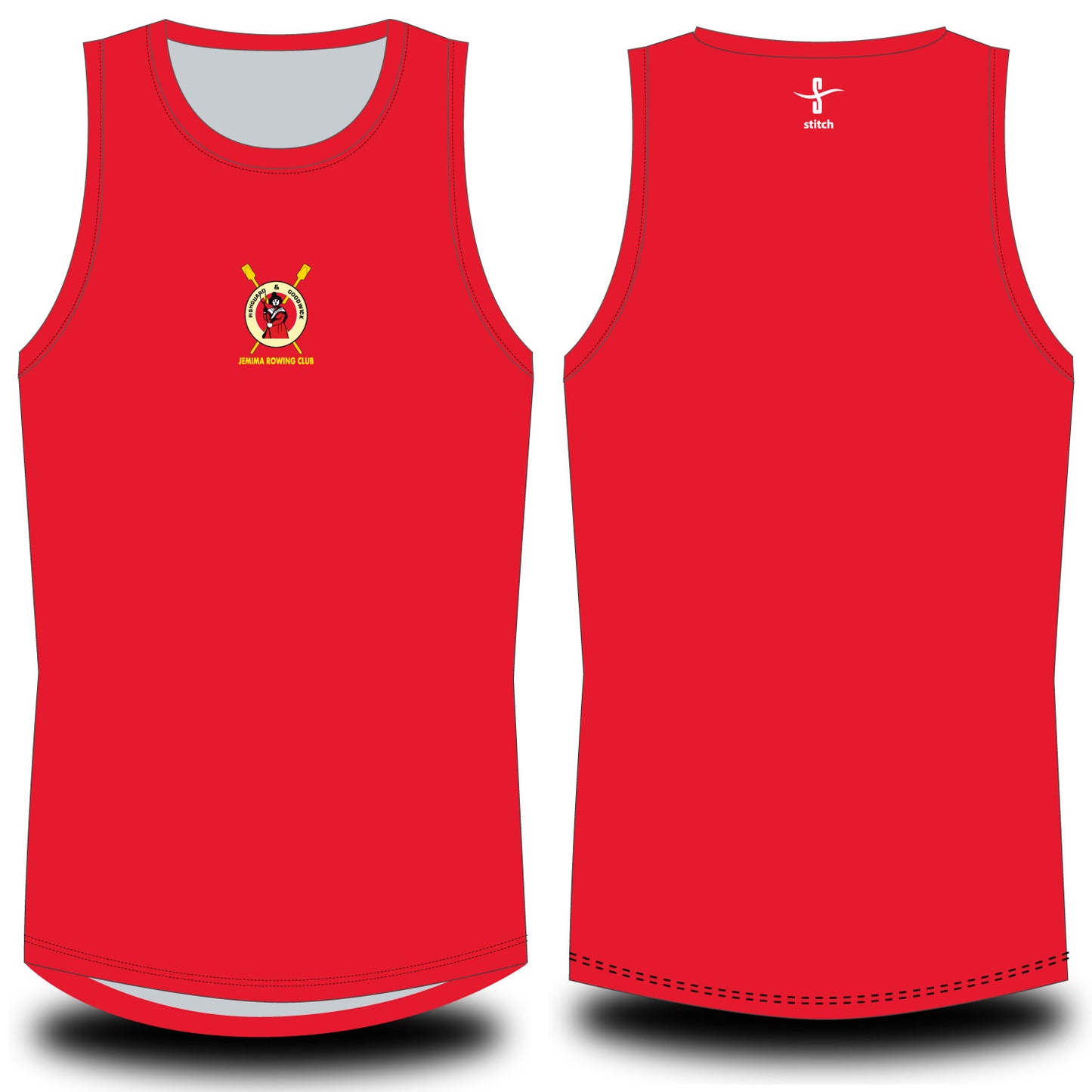 Fishguard and Goodwick Sublimated Red Vest