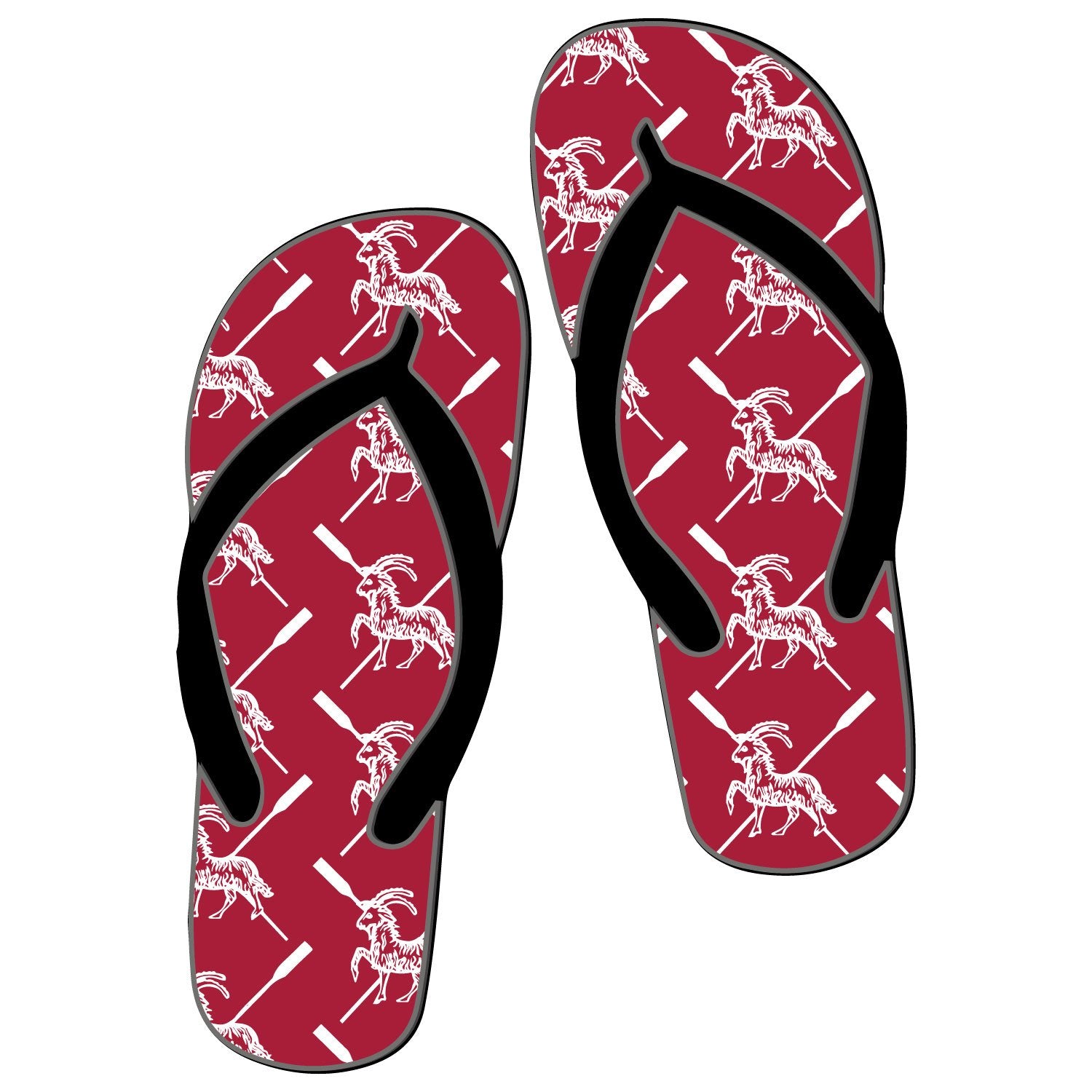Fitzwilliam Goat Flip Flops – Stitch Rowing