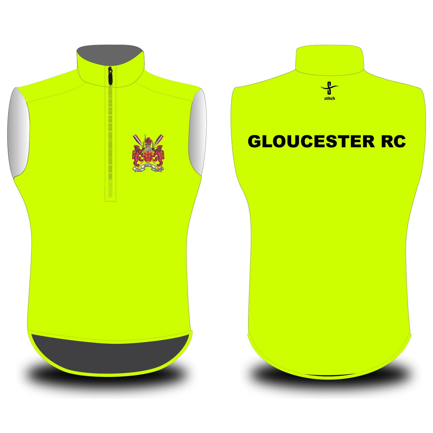 Gloucester RC Fluorescent Varsity Gilet