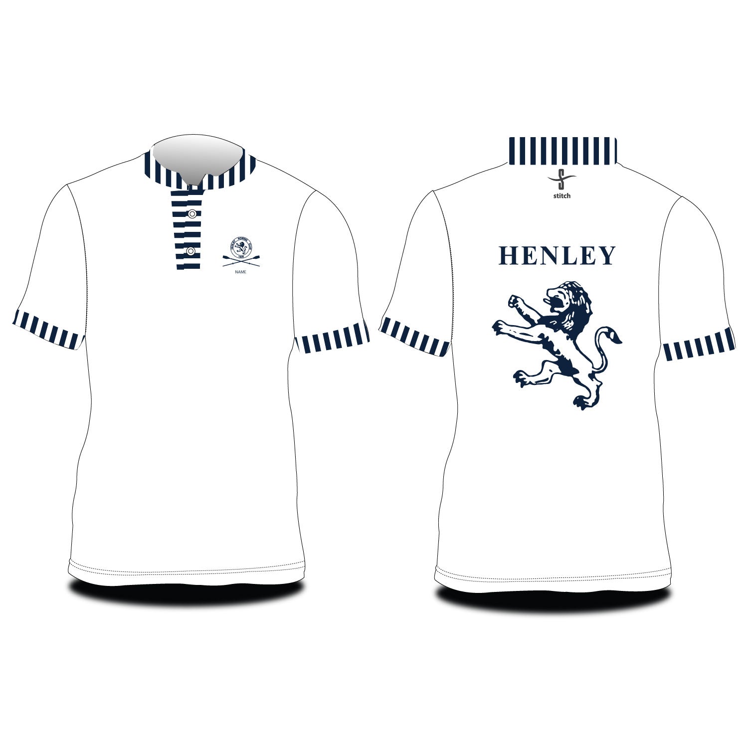 Henley RC Traditional Zephyr - Front Personalisation – Stitch Rowing