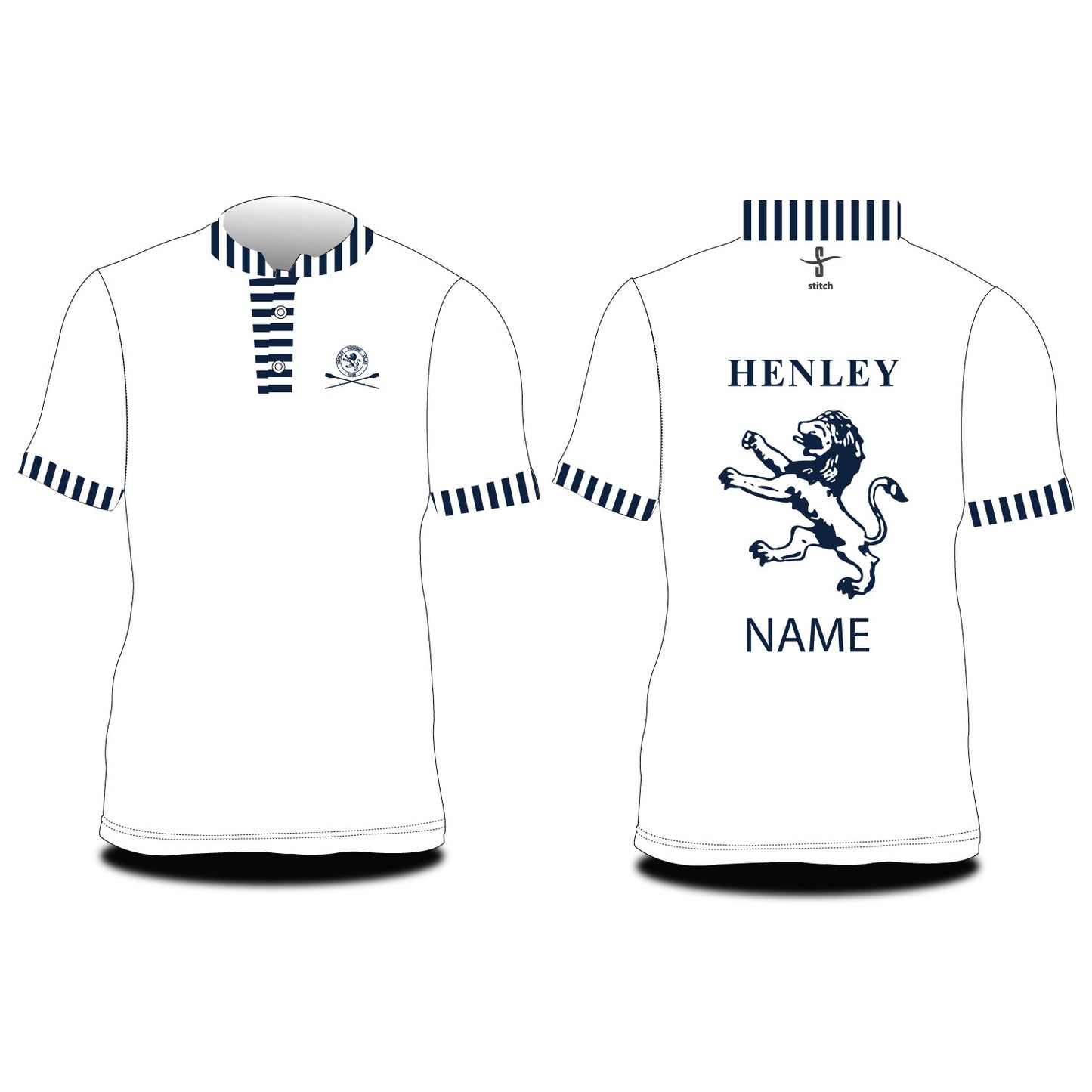 Henley RC Traditional Zephyr - Rear Personalisation