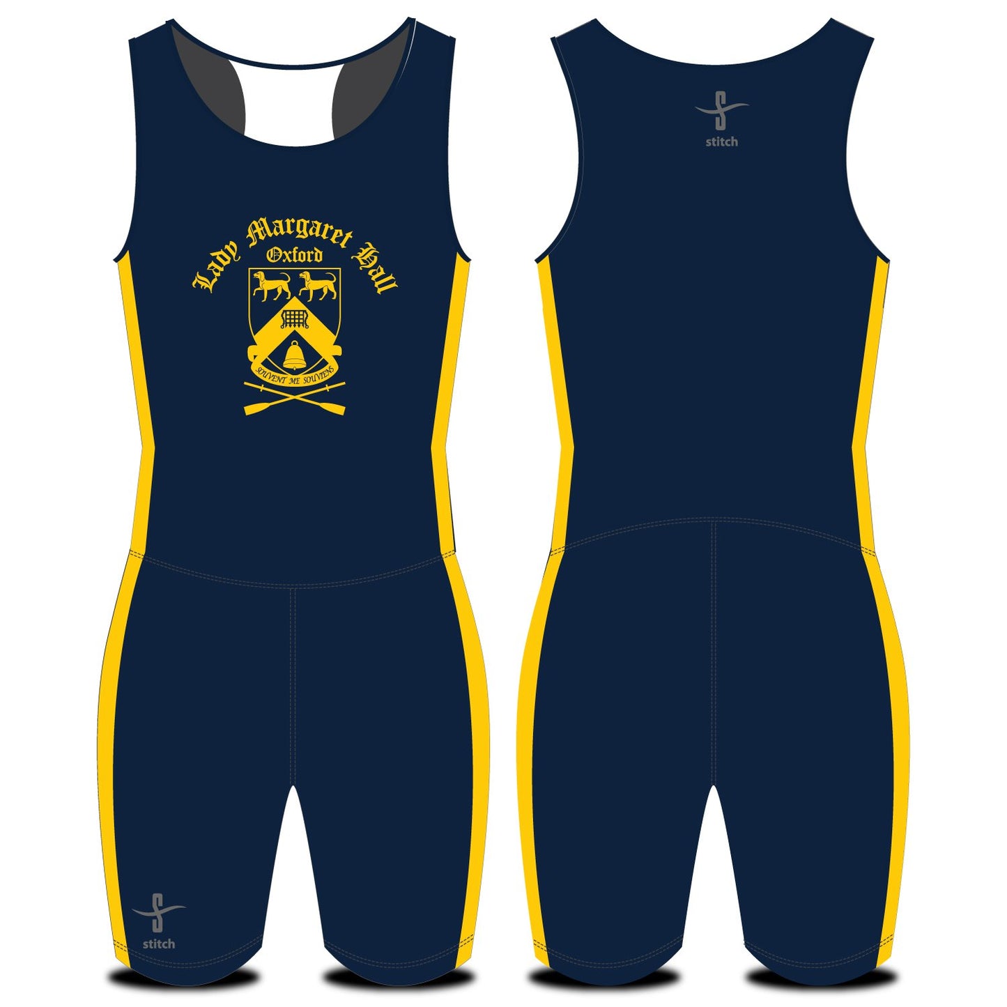 Lady Margaret Hall Boat Club All In One Retro Navy
