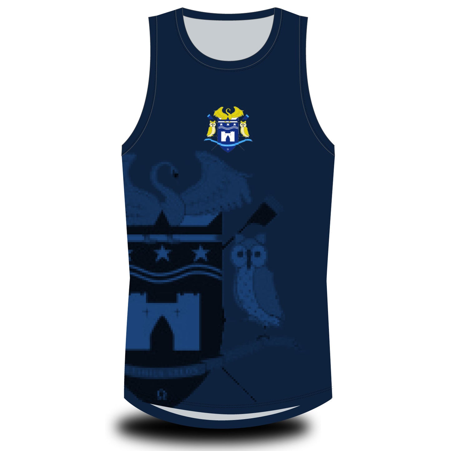 Leeds Rowing Club Ghosted Logo Vest