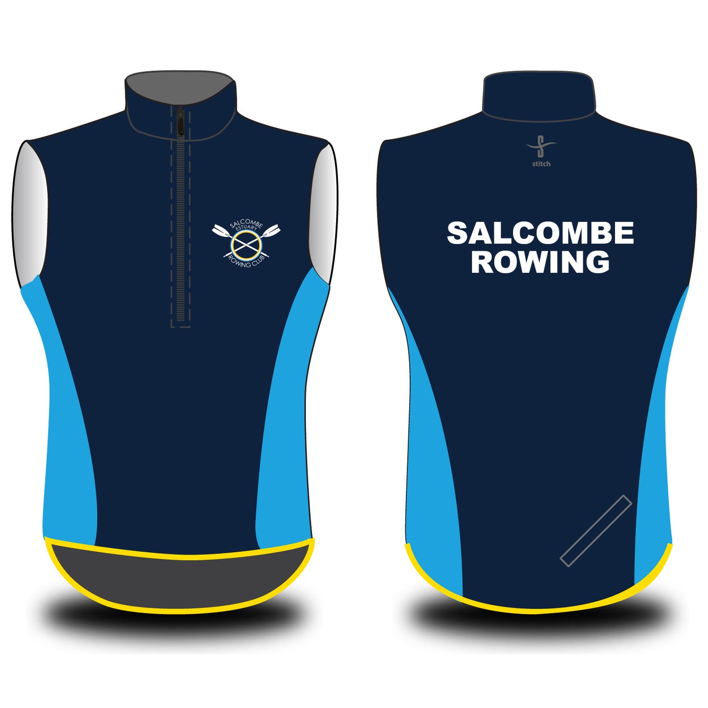Salcombe Rowing Club 24/7 Gilet (Cyan)