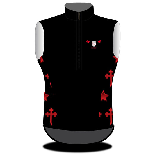 Somerville College Oxford Boat Club Gilet Sublimated Side Panels Front