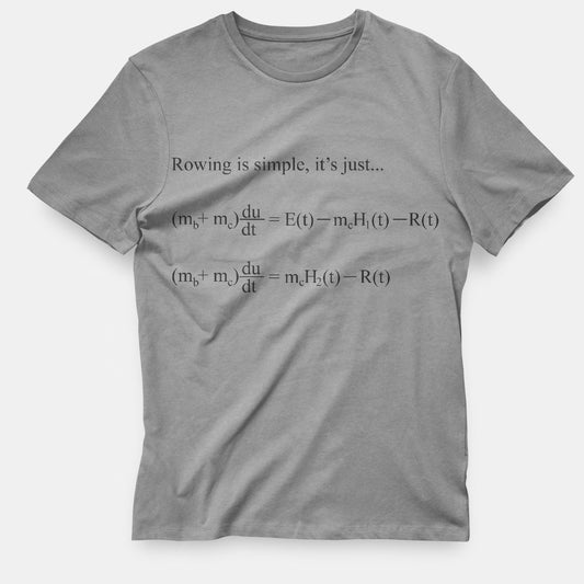 Stitch Rowing Equation T-Shirt Grey
