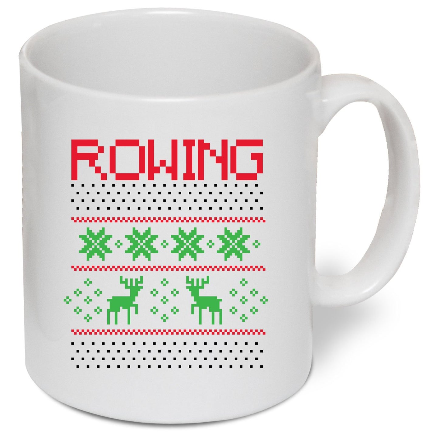 Stitch Rowing Xmas Jumper Mug