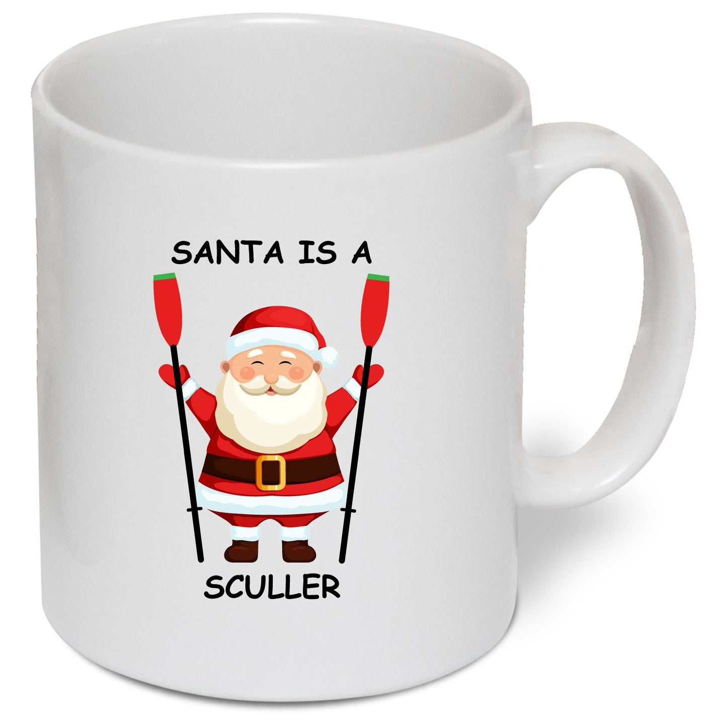 Stitch Rowing Santa Is a Sculler Mug