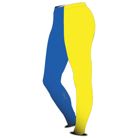 Stitch Rowing Ukraine Flag Leggings