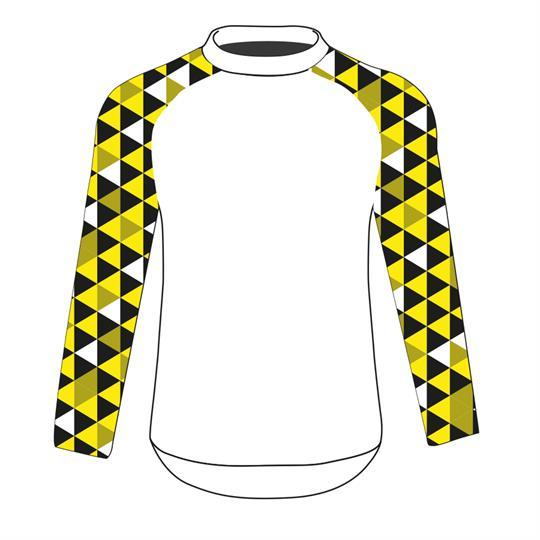 Sheffield University Sublimated Triangle Long Sleeved Tech Top