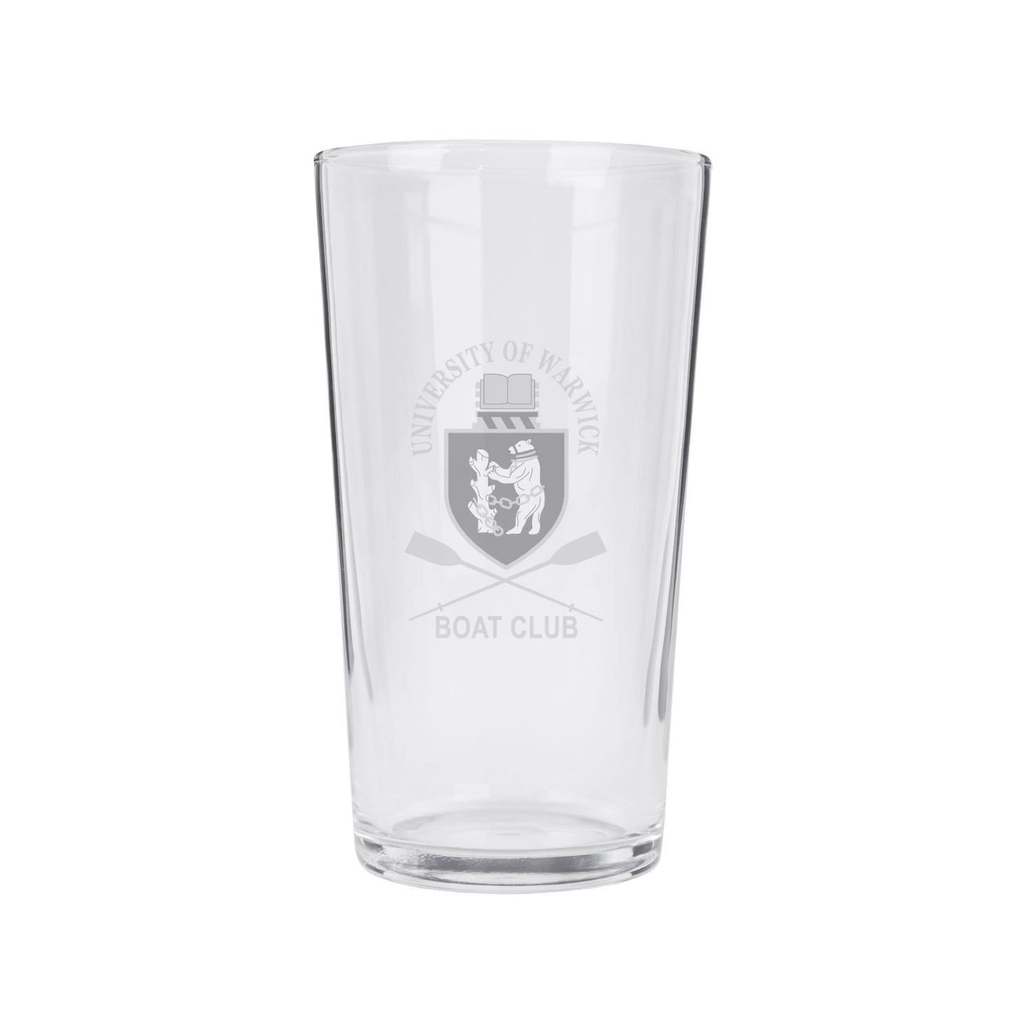 University of Warwick Boat Club Pint Glass