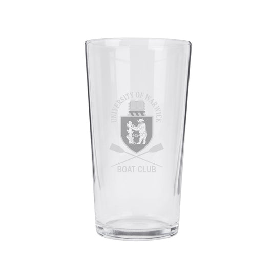 University of Warwick Boat Club Pint Glass