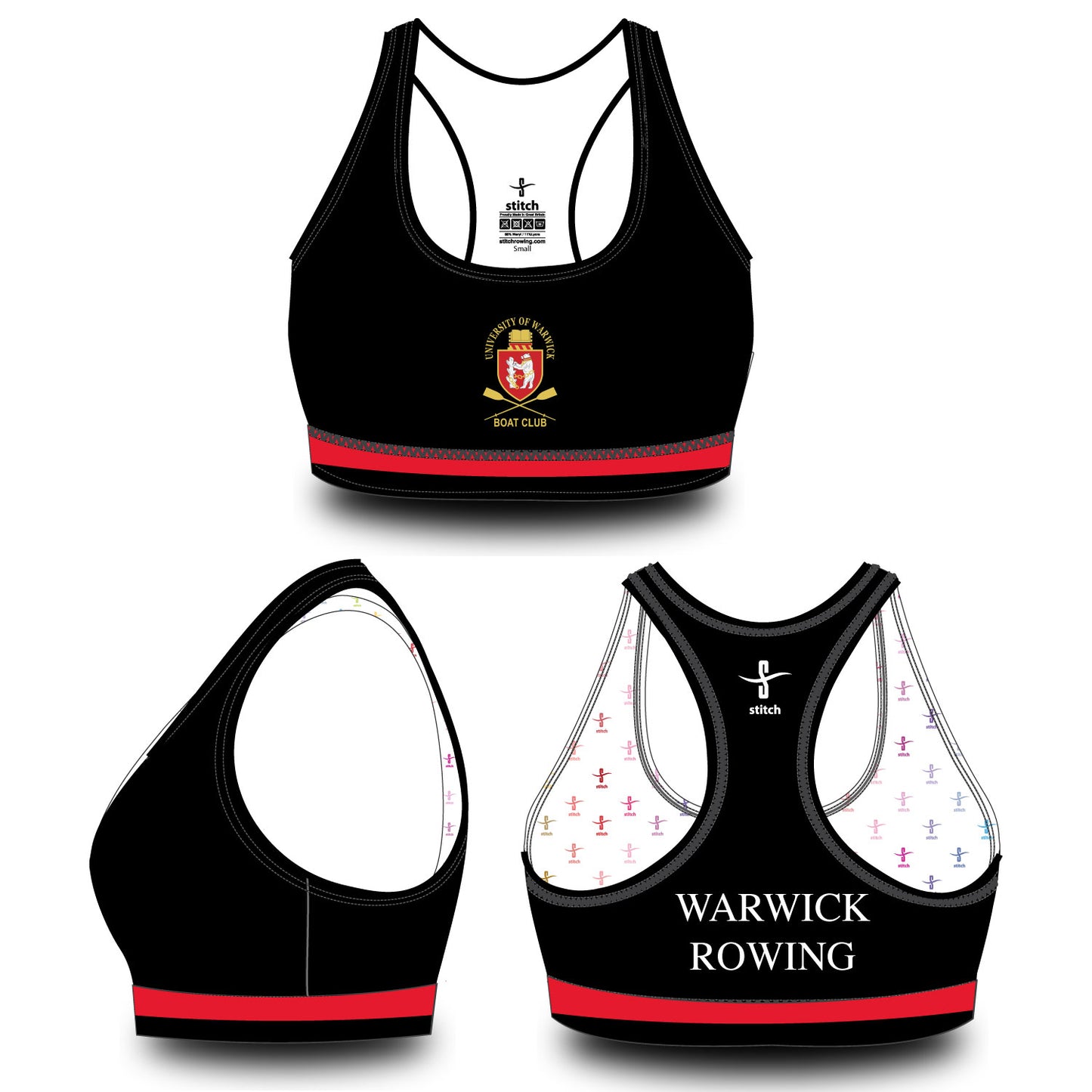 University of Warwick Boat Club Sports Bra