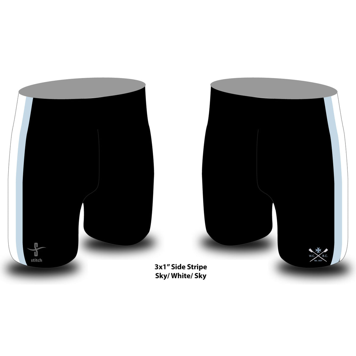 Fancy Rowing Shorts Wadham College Boat Club Rowing Shorts – Stitch Rowing