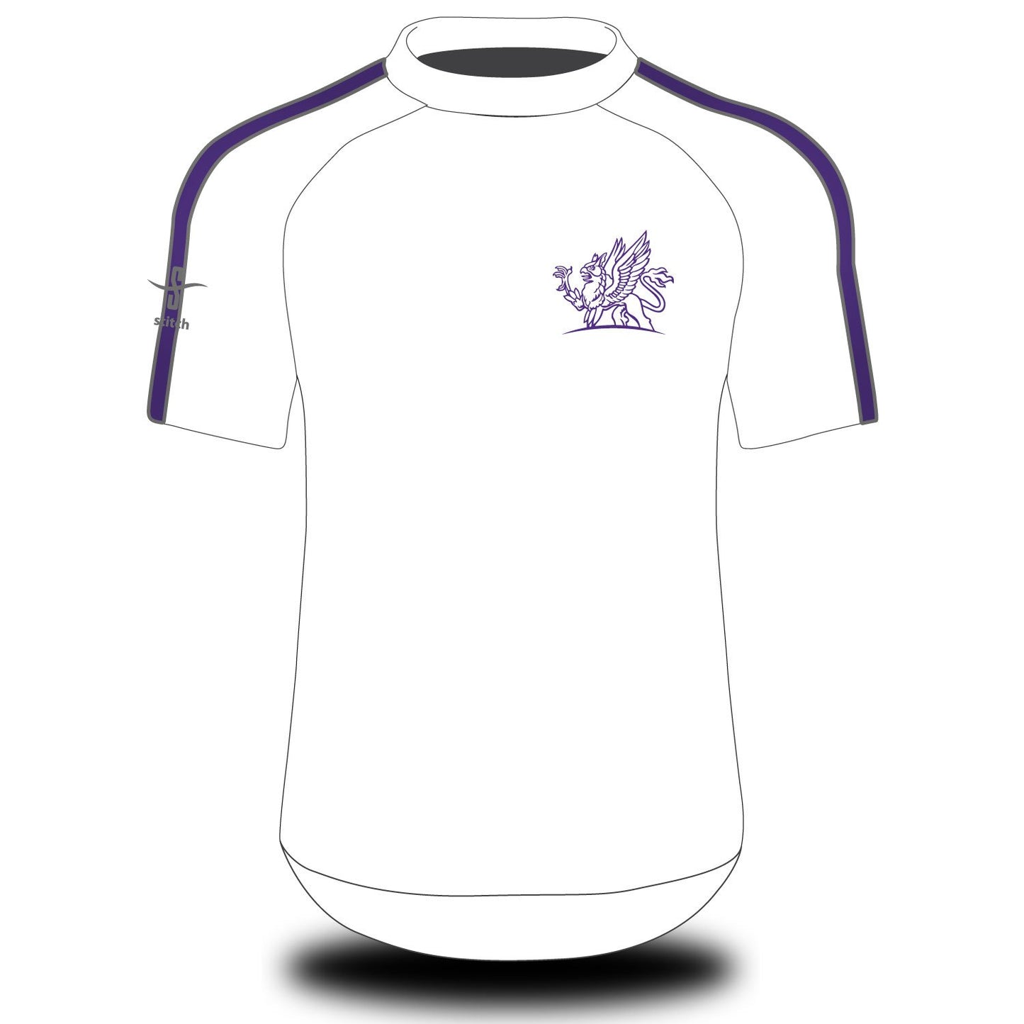 Wycliffe College Short Sleeve Tech Top White